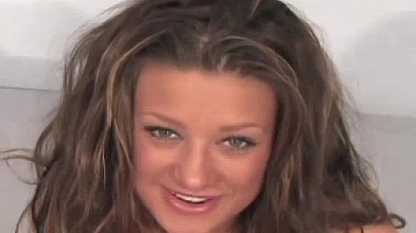 Nylon fetish babe rubbing her clit