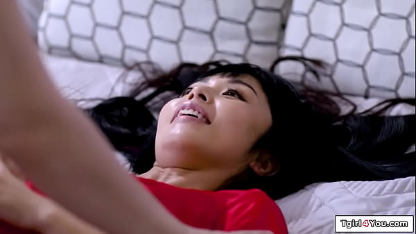 Small tits tgirl Asia Belle comes home to fuck her asian gf.They kiss and the big tits milf sucks her cock.The ts licks her hairy pussy and fucks her