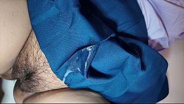 cumshot on skirt horny Thai girl gets on top of her husband and gives him amazing sex.