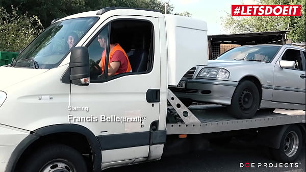 LETSDOEIT - Brazilian MILF Pays The Truck Driver With Her Pussy  