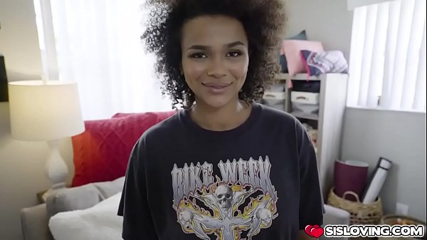 Black beauty new stepsister Alina Ali tasting her stepros cock while she sits on his face