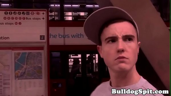 Bare fucked scally spunks while ass toyed