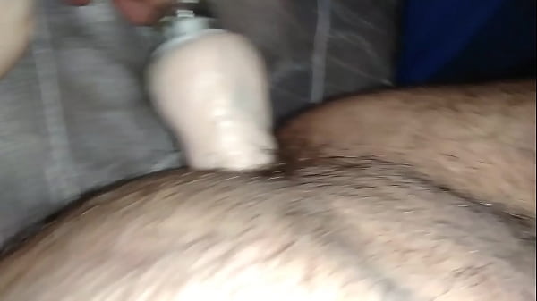 Playing with my dildo  