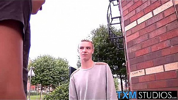 Skinny twink Luca loves fucking big cocks with mouth and ass