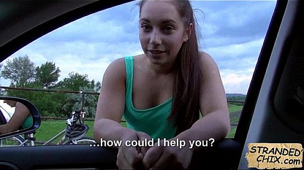 Amateur babe blowjob while driving Jenny Dark.2.1