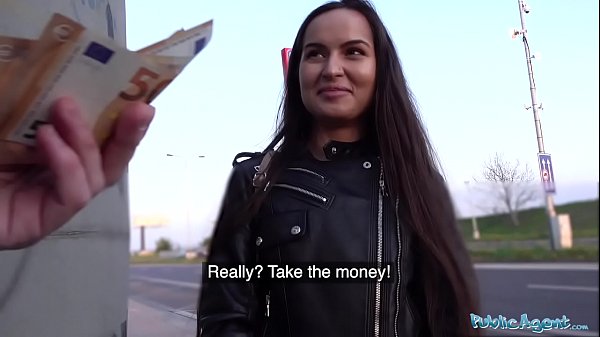 Public Agent Monica Brown facialised after public fuck  