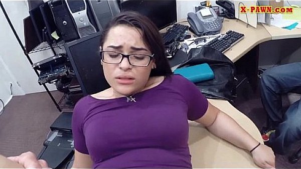Sluts try to steal at the pawnshop punished by pawn guy