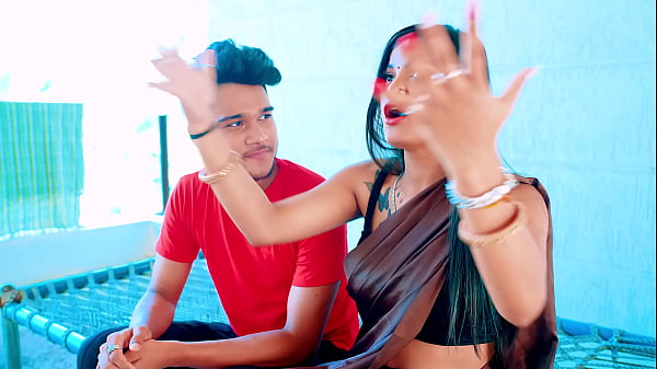 Newly married Bhabhi seduce by her naughty devar on the bed