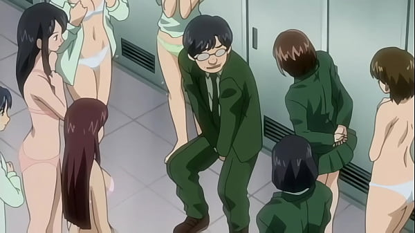 Pervertido Atrapado en el Vestuario de Chicas - Hentai