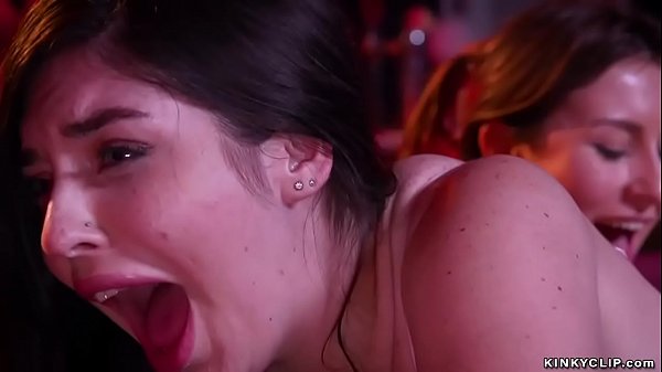 Stepbrother Seth brought sexy brunette stepsister Keira Croft in brothel and rents pro mistress Paige Owens for threesome bondage anal sex