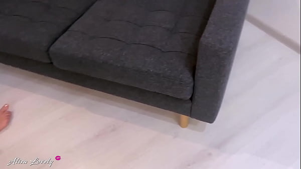 Horny Couple Fucked On New Couch Right After Purchase