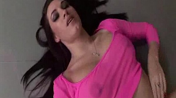 Brunette Olivia Alize looks amazing, laying on he  