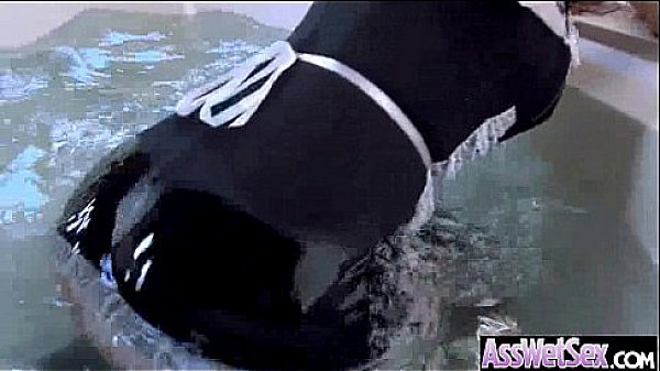 (syren de mer) Huge Sexy Butt Girl Get Oiled And Get Hard Anal Nailed  vid-29 