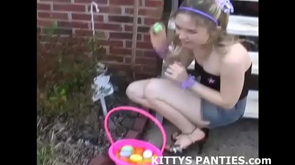 Cute Kitty Flashing Her Panties In Public