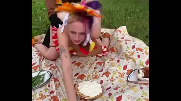 Gibby The Clown Fucks little white girl hard on thanksgiving