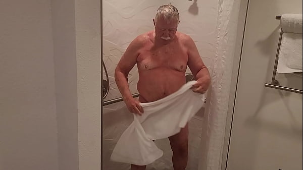Grandpa Taking a Sexy Shower