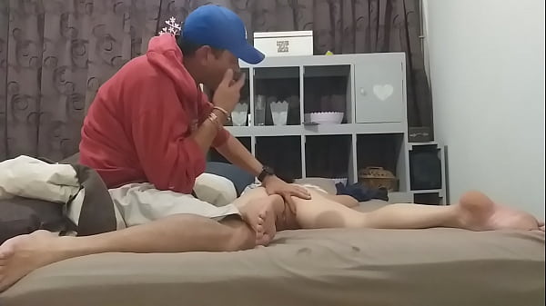 Stepmom got horny watching a movie with me so i fucked her tight pussy and left my cum in her pussy 