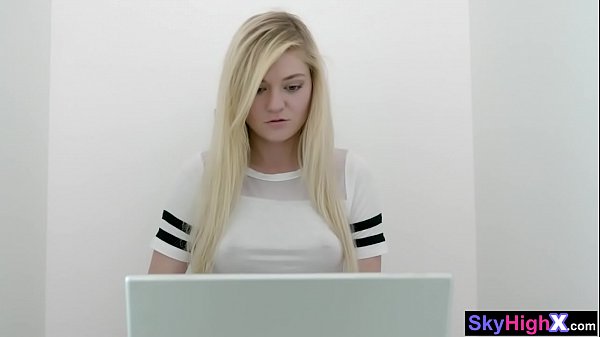 Cute blonde tighty girl hard fucked by a guy from the