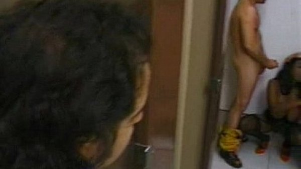 Big titted black beauty Sierra gets stuffed by 3 guys