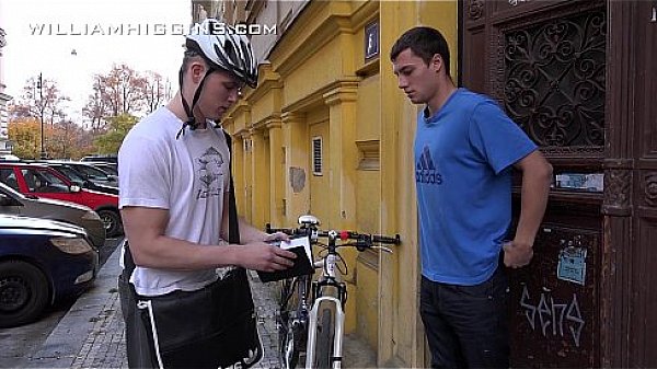 Jirka awaits a parcel and luckily the postman is really sexy.