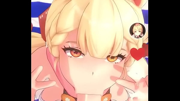 Alice sucks a dick while looking at the camera.  