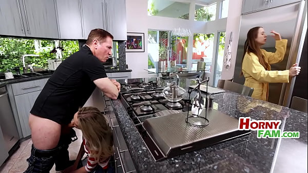 Stepdad And Stepdaughter Pound While Stepmom Enjoys Vacation- Chloe Rose