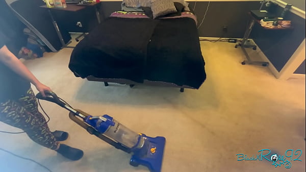 Vacuuming My Bedroom MILF HOUSEWIFE HOUSECLEANING  