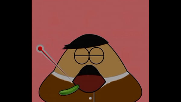 A este gordisimo puto le fascina meterse pepinos en la boca