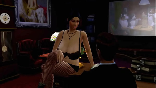 SIMS 4: An aging movie queen seduces a screenwriter