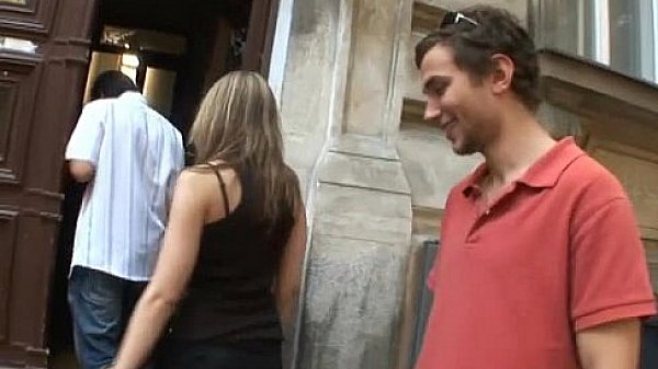 He pushes hard penis