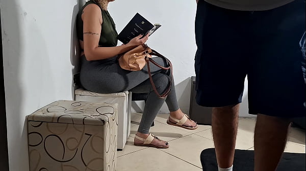 Flash of dick in the dentist's waiting room and she groped it.