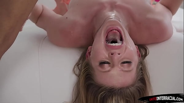 Bets a bet you have to suck off big black cock.Stunning blonde Sahara Skye is more than happy to get facefucked by the bbc after she got pussy licked  