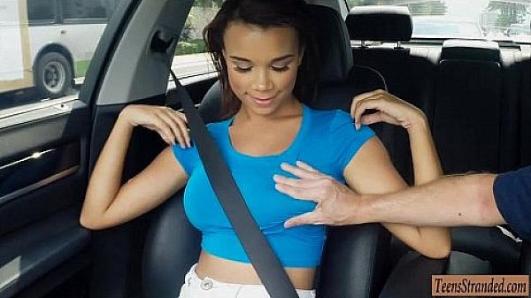 Busty teen hitchhiker Raven Reymond railed by stranger