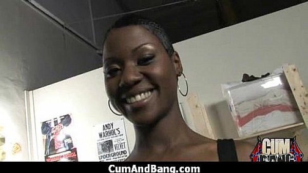 Ebony Hottie Gangbang And Facefuck 25
