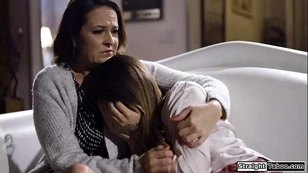 Stepaunt Elexis Monroe confesses her feeling for her stepniece Adria Rae.The petite brunette scares away at first but cant resist to lick her pussy  