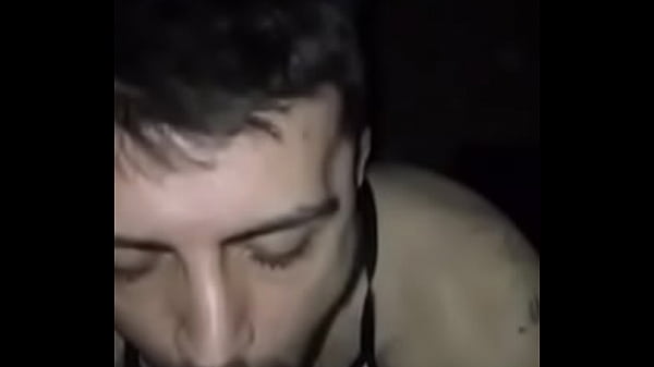 Kinky boy with long dildo