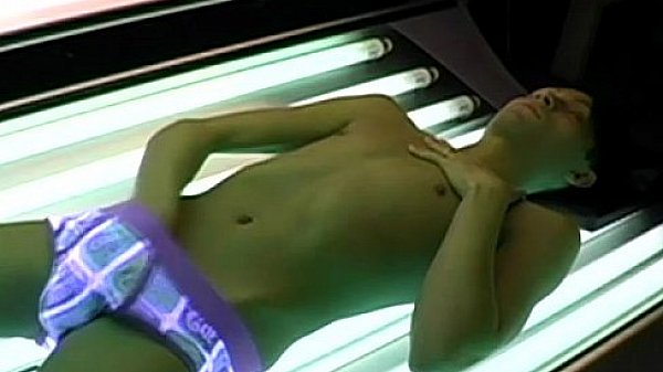 Diego enjoys a sexy tanning