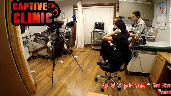 BTS - SFW Jasmine Rose in The Remote Interrogation Scene Movie, walking in underwear and pre scene discussions in the exam room ,See Full Medfet Movie Exclusively On @BondageClinic   Many More Medical Fetish Films! 