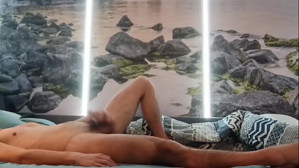 Masturbation solo at bedroom