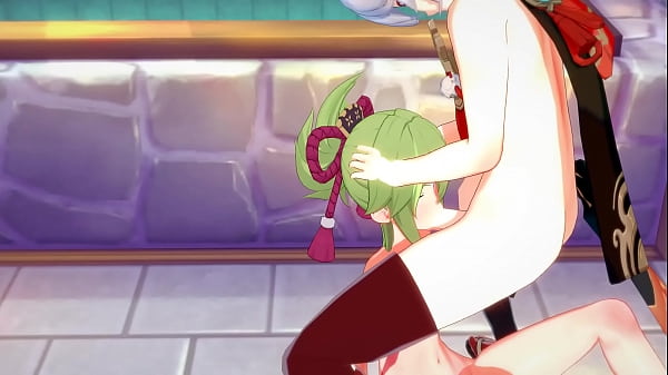 Genshin Impact Hentai - Kazuha & Kuki BDSM  