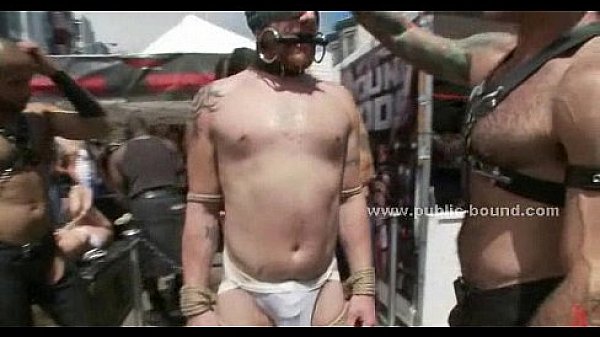 Prisoner caught and fucked in underground facility in extreme group sex