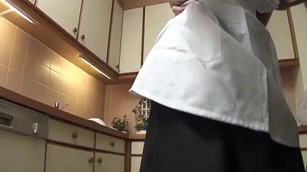 Aiuchi Shiori Japan maid sucks her horny master