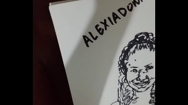 Undressing woman in drawing 4  