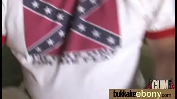 Ebony Babe Sucks Group Of White Guys 10