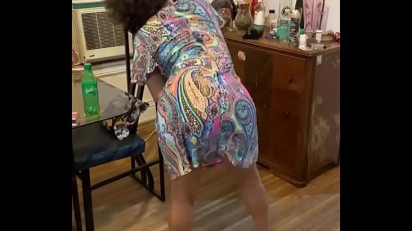 Mature Dominican MILF sundress tease