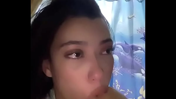 Latina teen deepthroat puke training