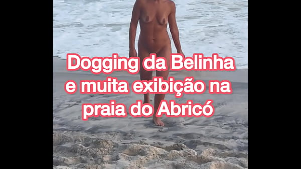 Belinha e sua busca por pirocas fez dogging na praia do Abric&oacute;