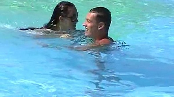 Girl plays with nice tits naked and gets badly pounded