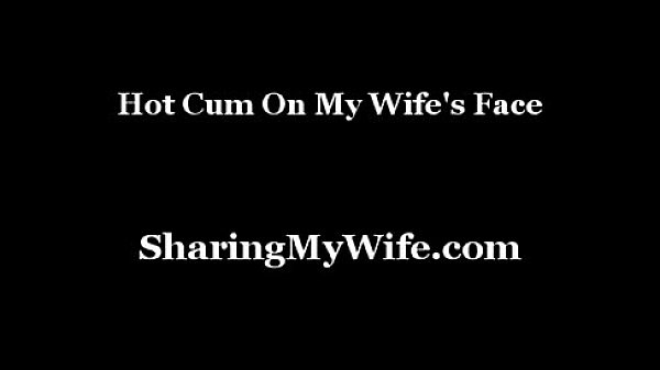 Hot Cum On My Wife's Face  