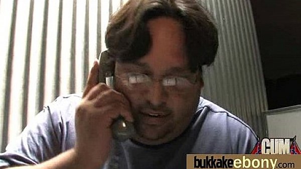 Dirty Ebony Whore Banged And Covered In Cum - Interracial 6